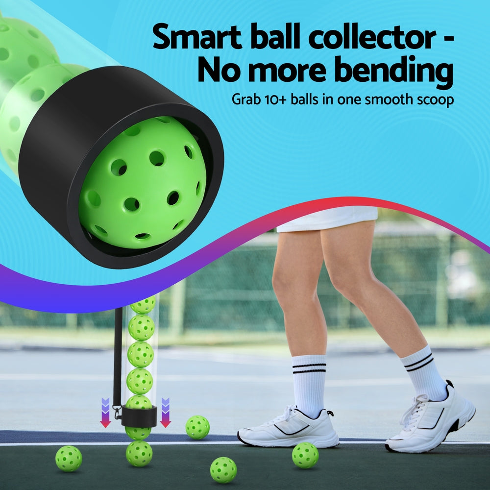 Pickleball Ball Collector with Pickleballs – 12 Pack – 90 cm