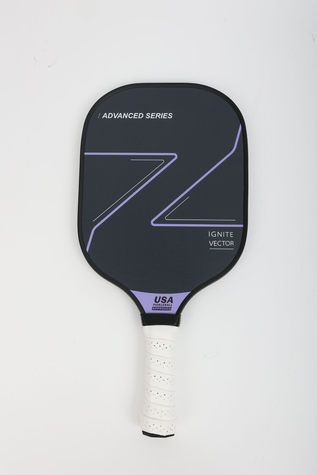 Pickleball Paddle – Graphite Carbon Fibre Face – Black/Purple