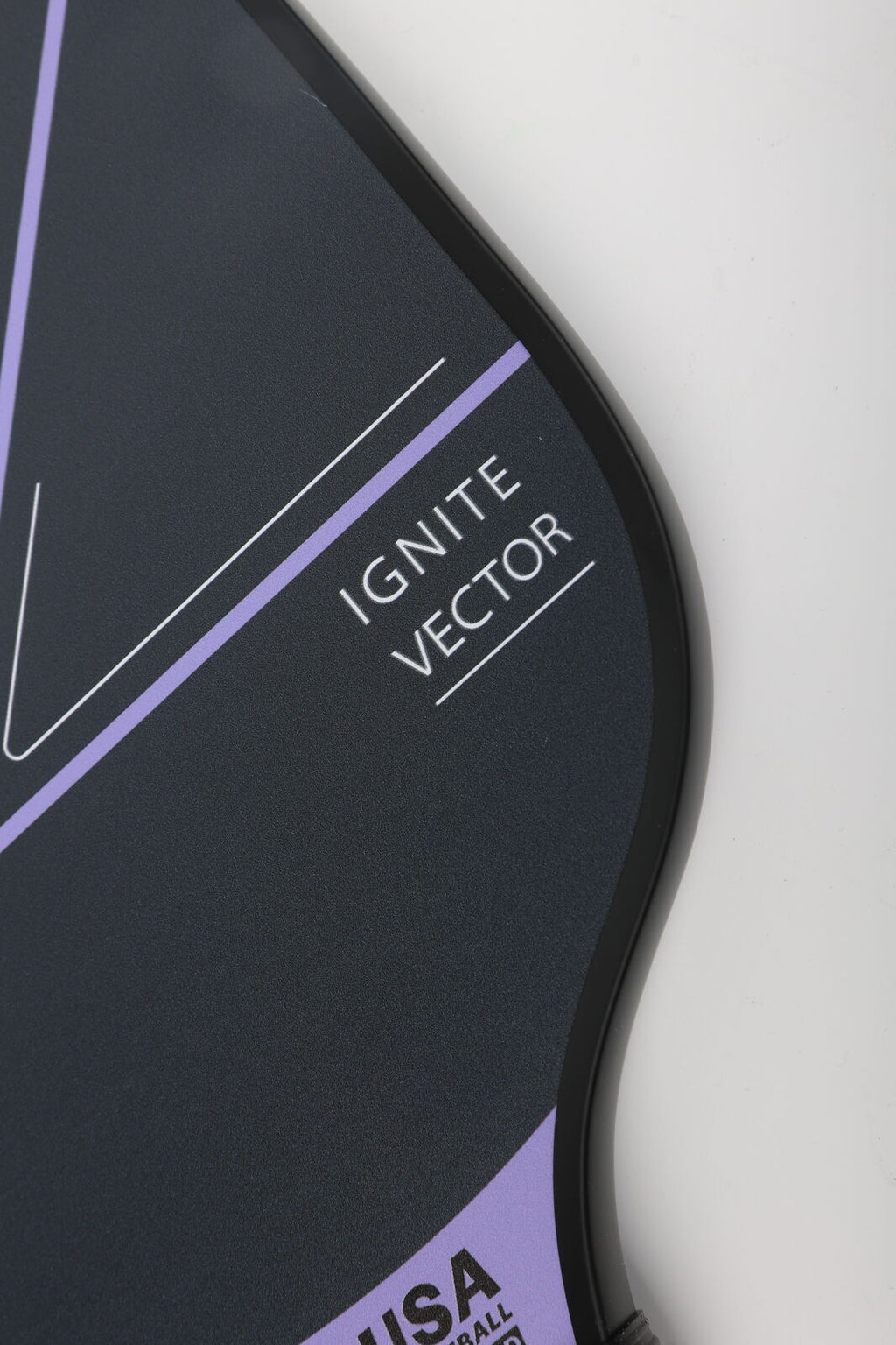 Pickleball Paddle – Graphite Carbon Fibre Face – Black/Purple