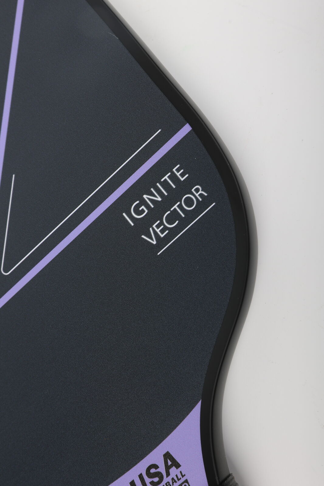 Pickleball Paddle – Graphite Carbon Fibre Face – Black/Purple