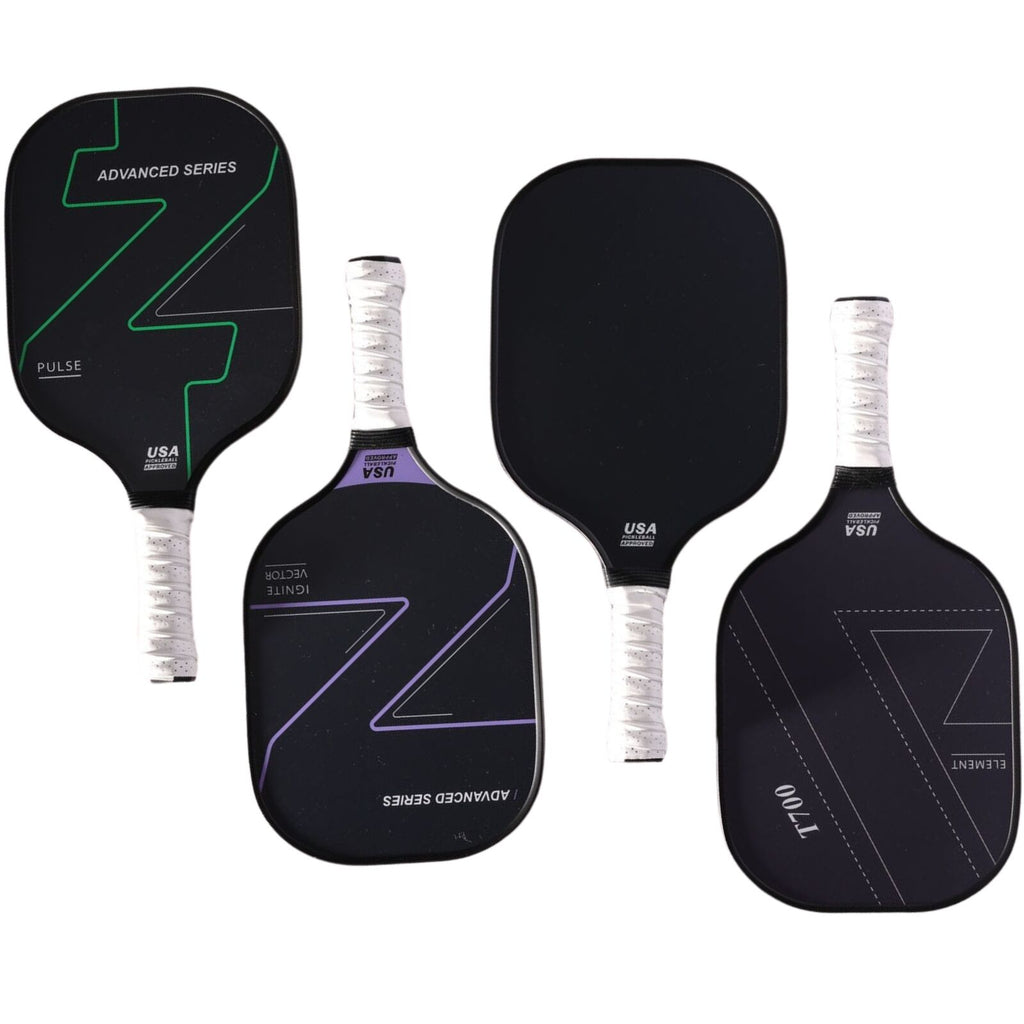 Pickleball Paddle Set – Graphite Carbon Fibre Face – 4 Pack
